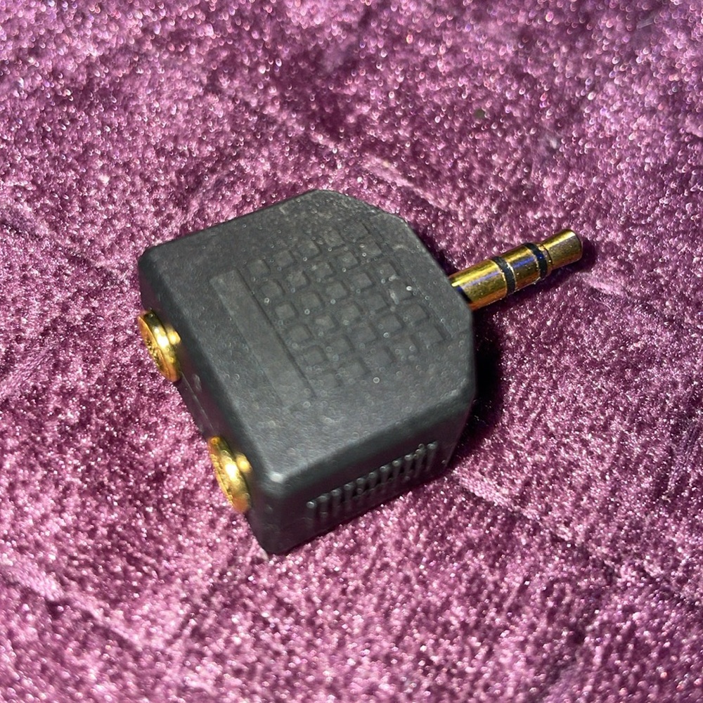 Head phone 3.5mm stereo spitter y adapter male to dual female share head phone